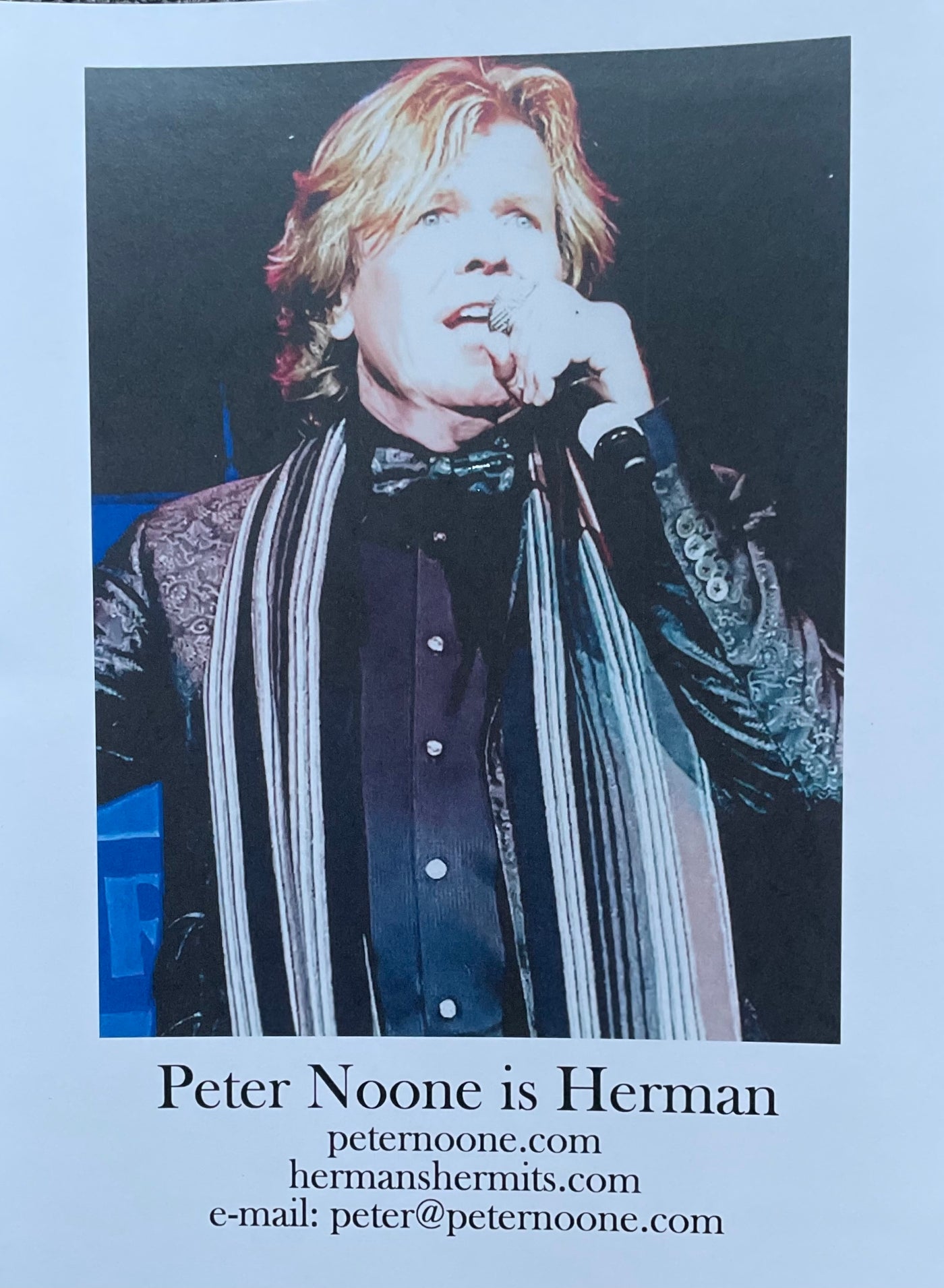 Souvenir Shop PETER NOONE Peter Noone